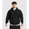 Gymshark Толстовка с капюшоном Atlas Zip Up, черная A2b8v Bb2j