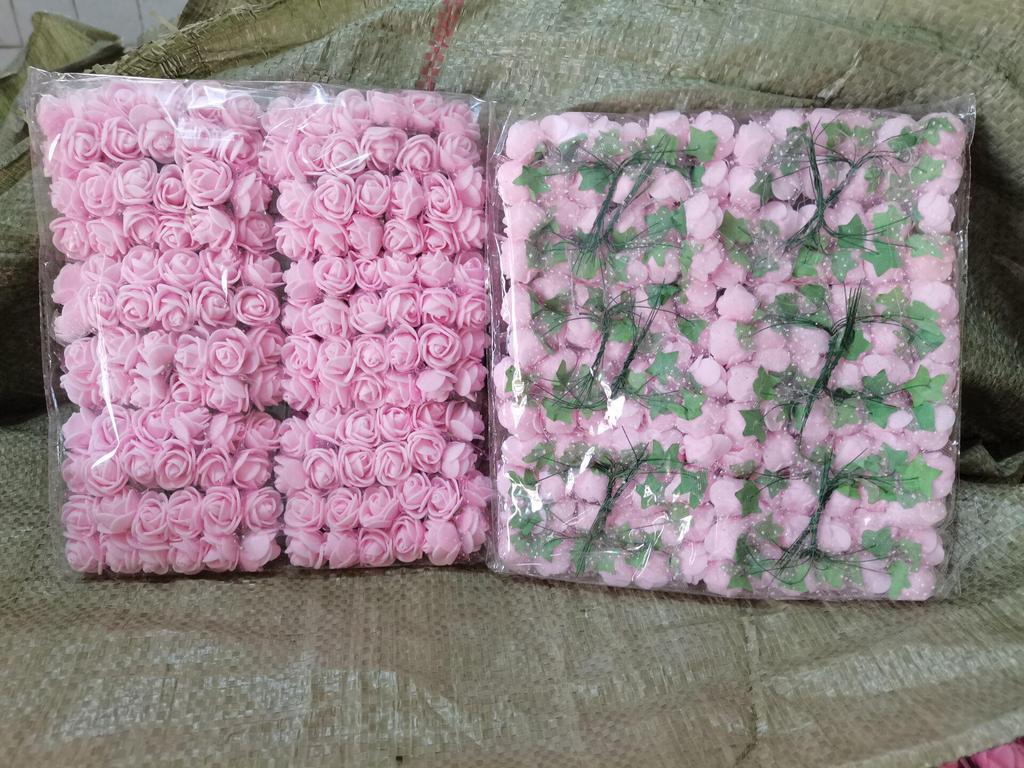 2,5-дюймовая марлевая кружевная роза, пена и сухоцветы для свадебной подарочной коробки, плетеного венка и аксессуаров.