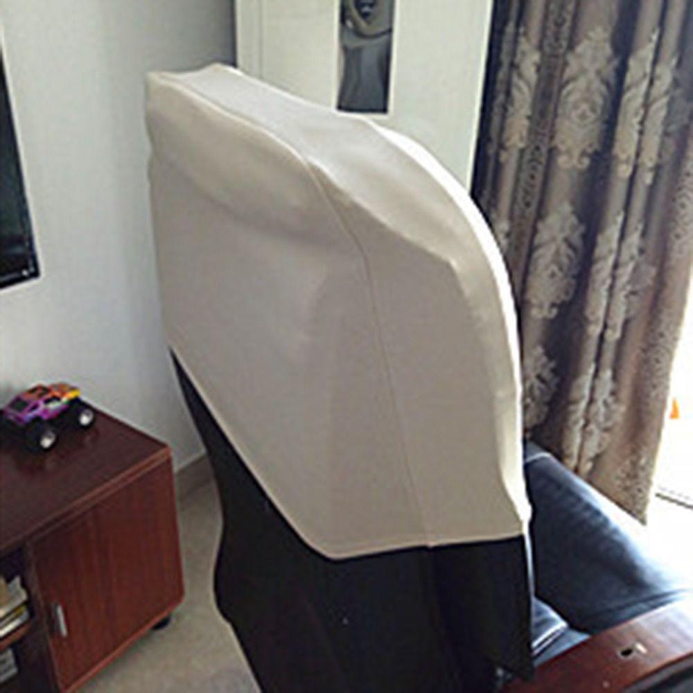 Solid Color Chair Back Protection Dustproof Backrest Slipcover Chair Head Cover
