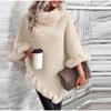 Autumn Winter Blanket Wrap Poncho Women Sweaters Shawl Cashmere Capes National Pullovers Windbreak Thick Cloak