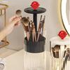 Plastic Makeup Brushes Holder with Lid Cosmetic Brushes Storage Box Makeup Brush Organizer  Home