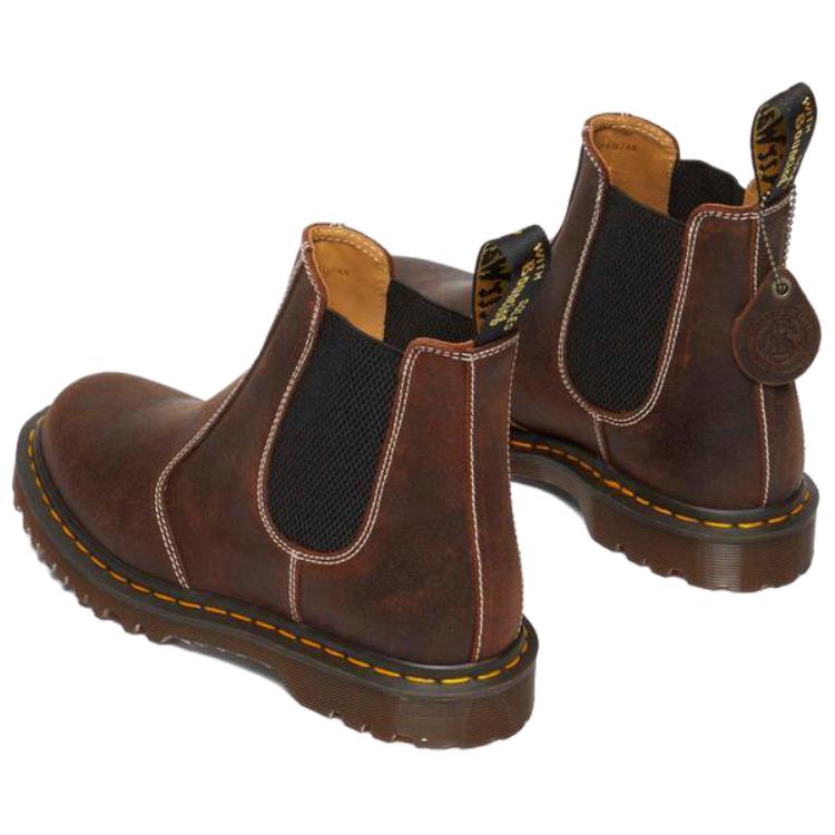 Dr. Martens Chelsea Boots Comfortable Versatile Short Unisex Boots Brown 31860749