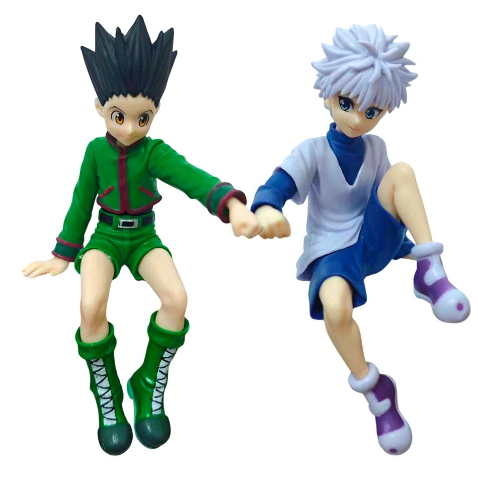 Горячая Фигурка Аниме Hunter×Hunter Гон Киллуа Hunter X Hunter Гон Фриксс Фигурка Действия Золдика Модель Украшения для Автомобиля Игрушка В наличии