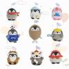Koupen Penguin Chan Plush Toy Pendant Cartoon Pp Cotton Key Chain Decorate Bag