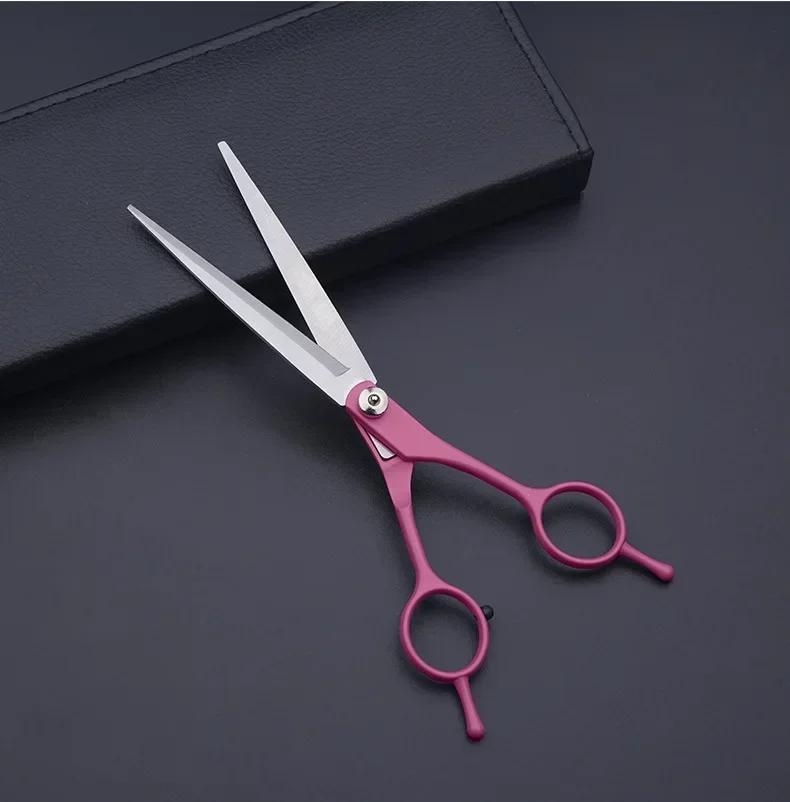 7-дюймовые ножницы для стрижки волос из нержавеющей стали, парикмахерские ножницы, филировочные ножницы, профессиональный инструмент для салонной укладки