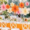9 шт. Подвесные бумажные веера Обои Свадебное украшение Цветочная стена Вечеринка Доступно несколько вариантов