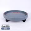 Flower Pot Tray with Universal Wheels, Thickened Resin Base, and Movable Casters