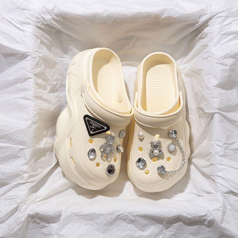 Новые летние женские Crocs 2025: Поддержка свода стопы, Толстая подошва, Внешний слой из ЭВА, Нескользящая, Мягкая подошва.