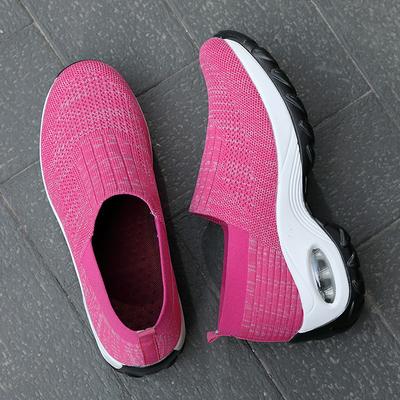Новая повседневная обувь Jianbu, дышащая накладка на стопу, спортивная обувь из сетки для среднего возраста, повседневная обувь на толстой подошве с увеличением роста, женская обувь-качалка