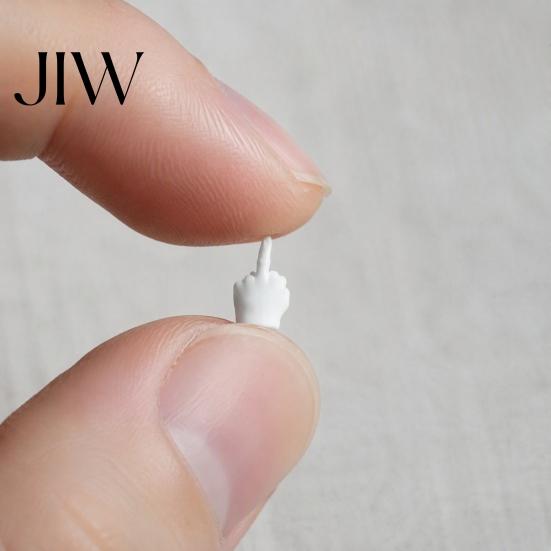 Assorted Color Middle Finger 25/50/100Pcs 3D Printed Mini Set, Tiny Colorful for Desk Decoration Decor, Miniature Hand Gesture Figurine Gag