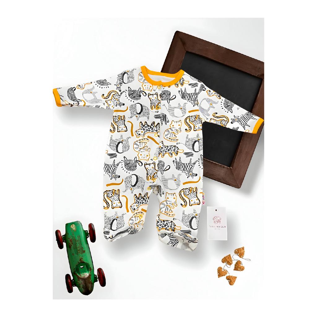 Детский комбинезон из 3 предметов из 100% натурального хлопка Sweet Cat — 1,0, 4 сезона, 0–18 месяцев