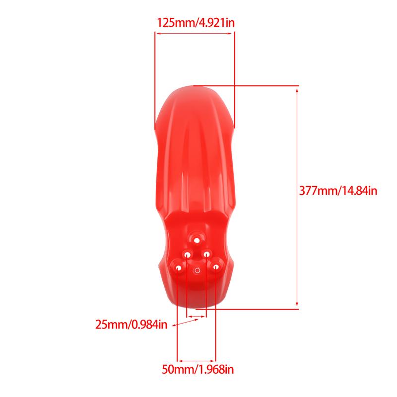 Motocross Front Fender Wheel Mudguard Cover For Honda XR50 CRF50 CRF XR 50 50CC 2000-2022 Motorcycle Protection Accessories