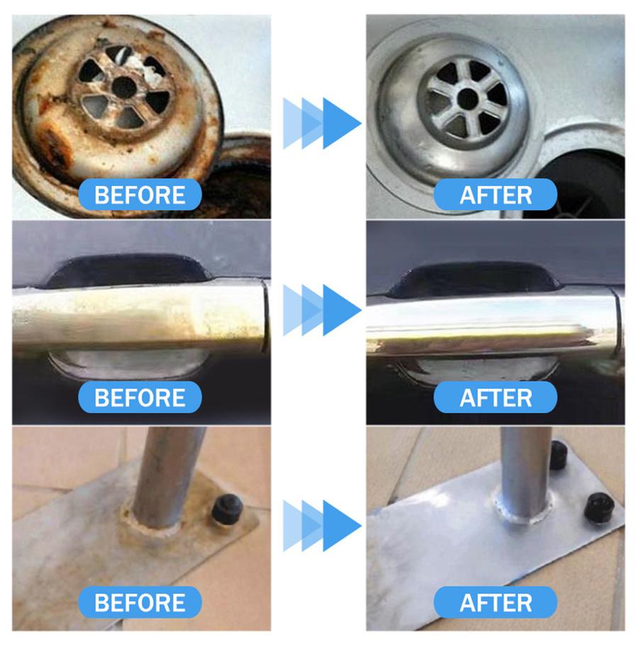 2x Car Parts Rust Cleaner Spray Wheel Hub Derusting Spray Rust Remover Accessory