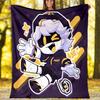 Murder Drones printed throw blanket—lightweight,soft,warm;versatile blanket for all seasons—perfect as &air-conditioning throw,nap blanket