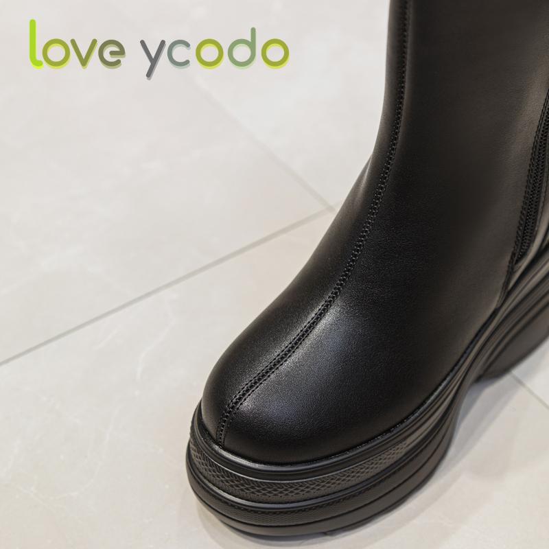 Женские ботинки-бустеры из натуральной кожи, женские удобные и дышащие повседневные кожаные ботинки