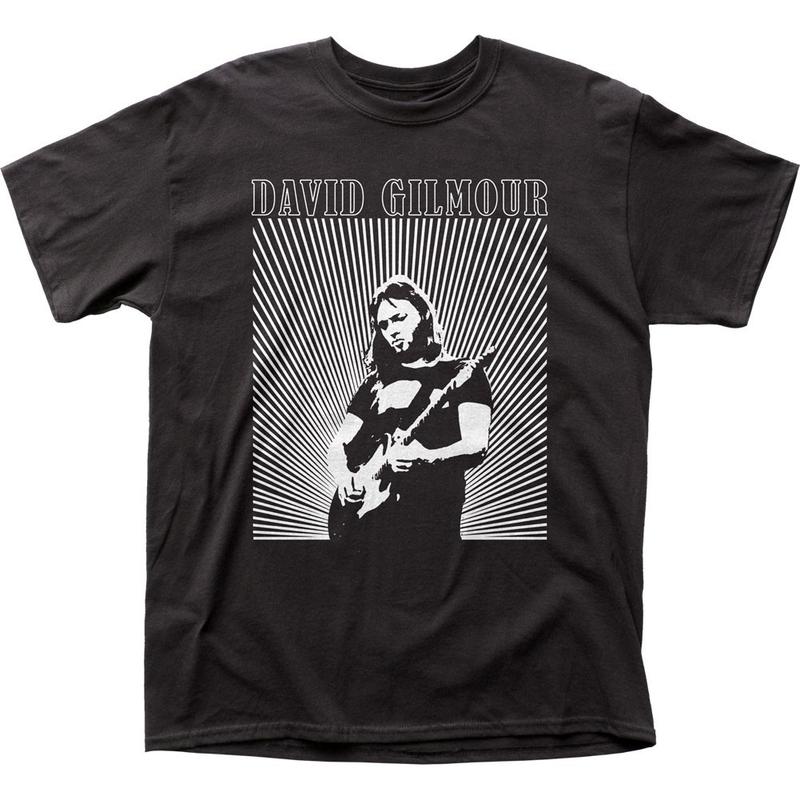 David Gilmour Gilmour Live Unisex T-shirt Music Classic Rock Band Tee New Black
