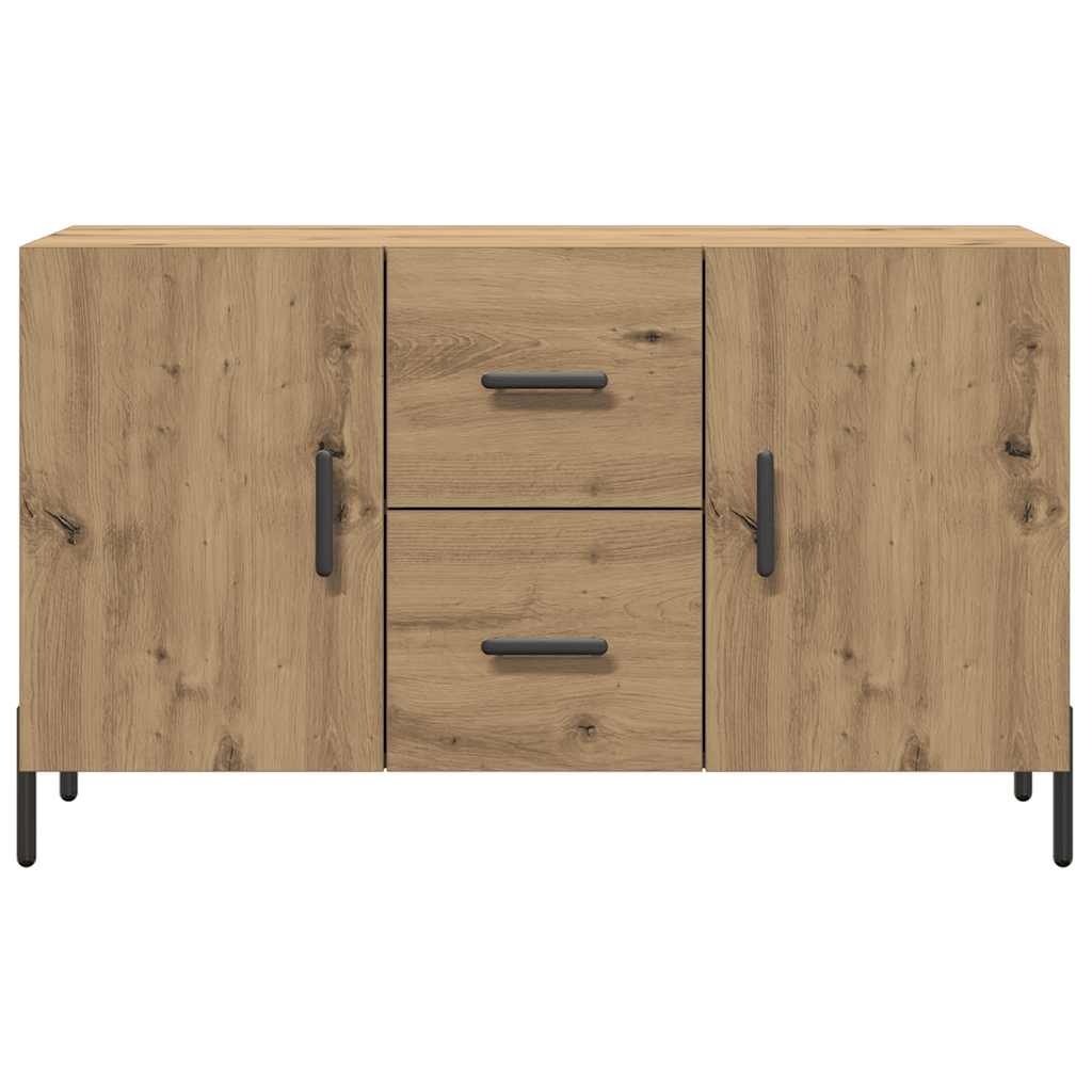 Vidaxl Komoda, Dąb Artisan, 100X36X60 Cm, Materiał Drewnopochodny