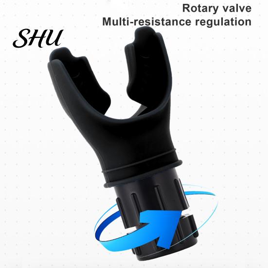 Oral Muscle Training Device Portable Breathing Trainer Adjustable Resistance Men Women Muscles Exerciser Lung Capacity Abdominal Equipment Easy-to-use
