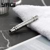 YAQI Harlequin Polished 303 Stainless Steel Safety Razor Handle Men's Grooming Accessory Classic Shaving Tool