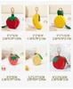 Cross-border Spot Bag Charm: Fruit Series Coin Purse, PU Leather Keychain, Earphone Bag - Small & Cute