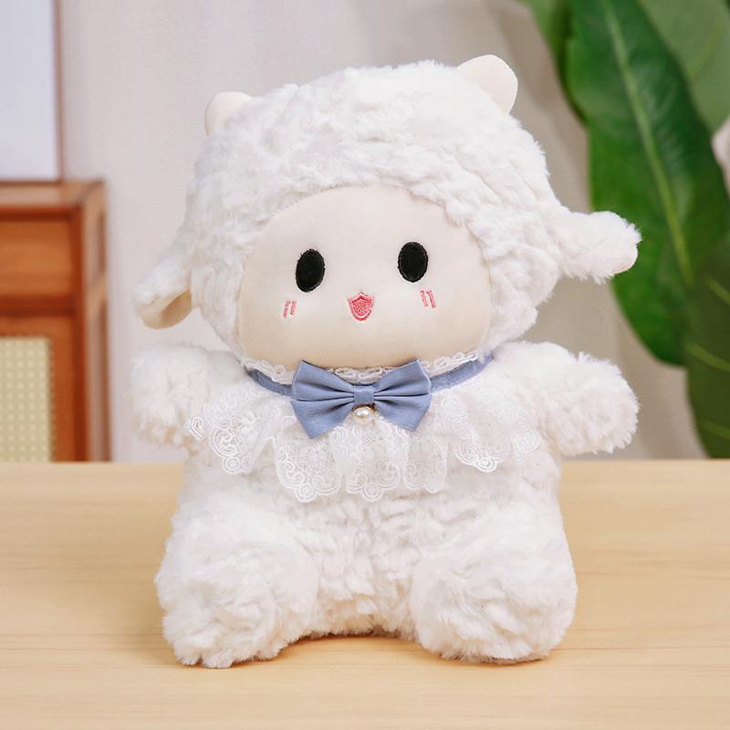 Adorable Plush Sheep Doll Soft Toy Perfect For Kids Bedtime Cuddles And Birthday Gifts