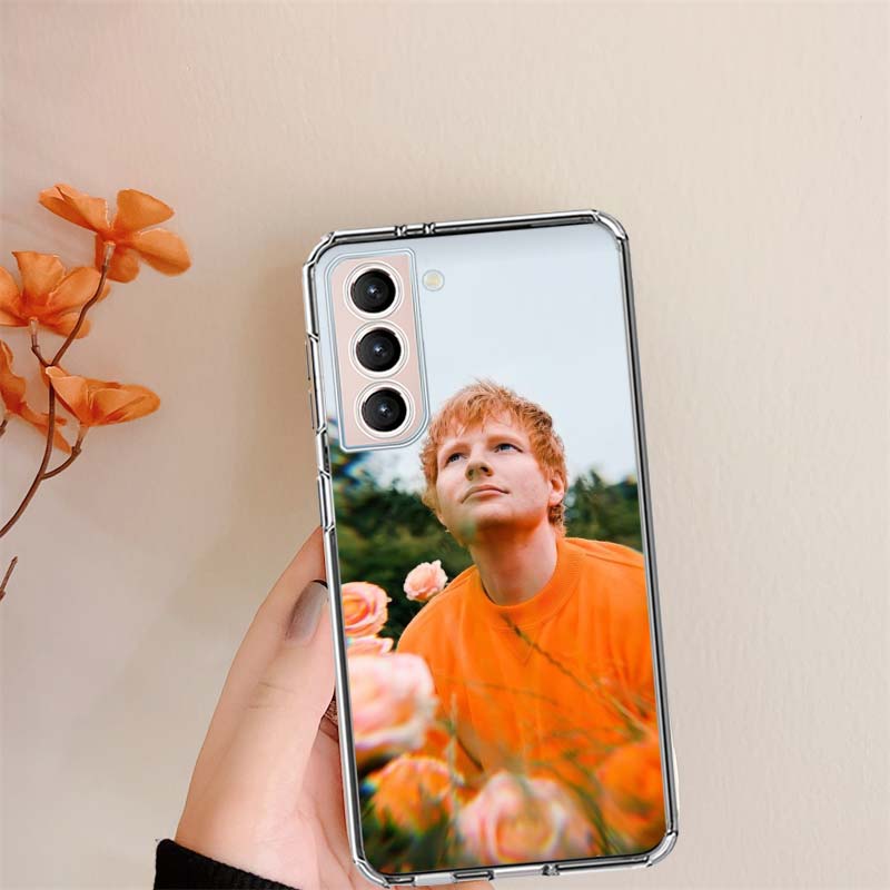 Ed sheeran Singer Clear Phone Cases for Samsung S26 Ultra Galaxy S25 Edge S24 S23 FE S21 Plus S20 S22 S10 Cover Patterned Compat