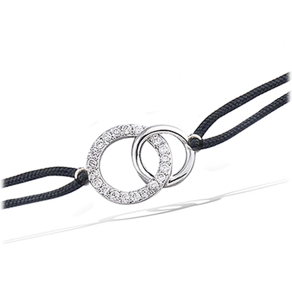 Les Trésors De Lily [I9898] - Silver Bracelet 'Goddess' Silver White (rhodium-plated) - 15x10 Mm