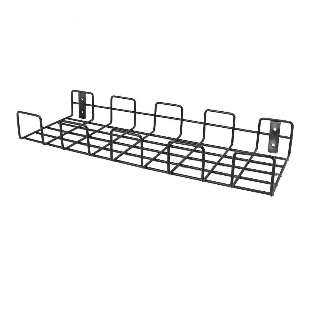 Garden Tool Rack Space Saving Wall Mounted Metal Garden Gadget Organizer Shelf for Small Hose