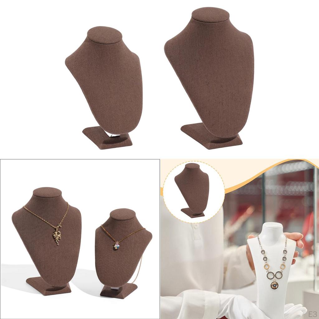 Цепочка Ювелирный Бюст Манекен Модный Витринный Держатель Подставка для Демонстрации Ожерелий Продажа для Туалетного Столика Торговый Центр