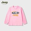 Jeep Однотонная детская футболка с длинным рукавом