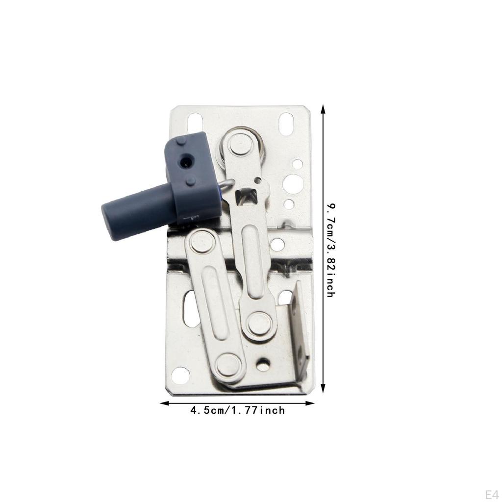 1 Pair of Tip -tray Hinges with Fixing Screws Replacement Cabinet Door for Bookcase