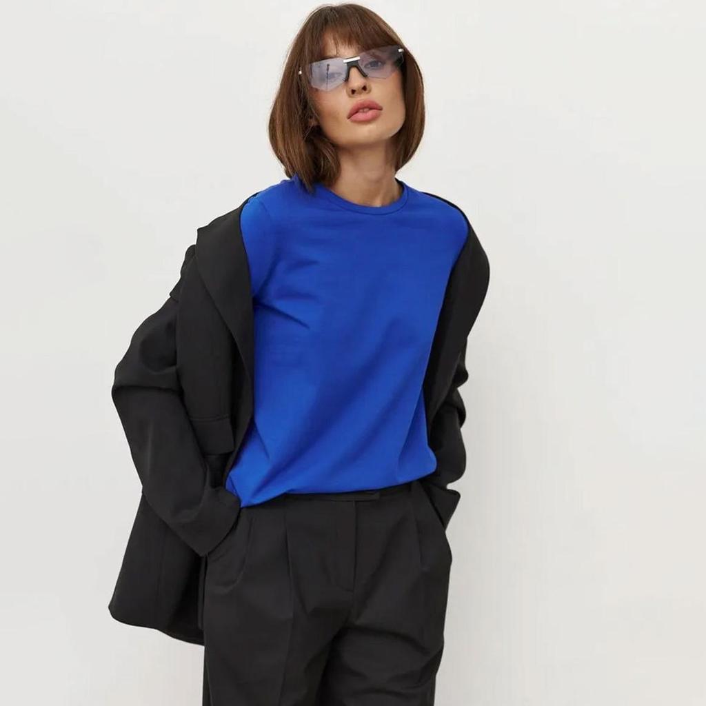 Футболка с длинным рукавом Beiyingni весна-осень, женская, однотонная, хлопковая, мягкая, с круглым вырезом, женская, высококачественная, повседневная, базовая футболка