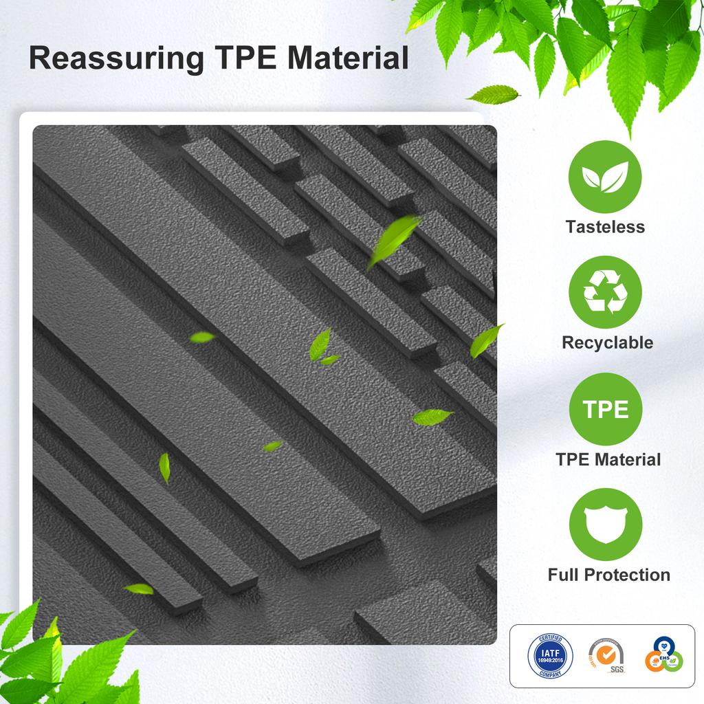 Для Lynk & Co 01 2024 2025 Автомобильный коврик в багажник TPE 3D Водонепроницаемый ЧЕРНЫЙ