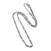 Ожерелье-цепочка Slendery плетения Фигаро 55 см из хирургической стали, гипоаллергенное, в комплекте фирменный мешочек [Lionheart], мужское