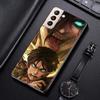 Чехол для Samsung Galaxy S21 S20 Ultra S10 Plus Lite S21 S20 Fe 5g S10e S9 S8 S7 Edge Shell Fundas Attack On Titan Anime