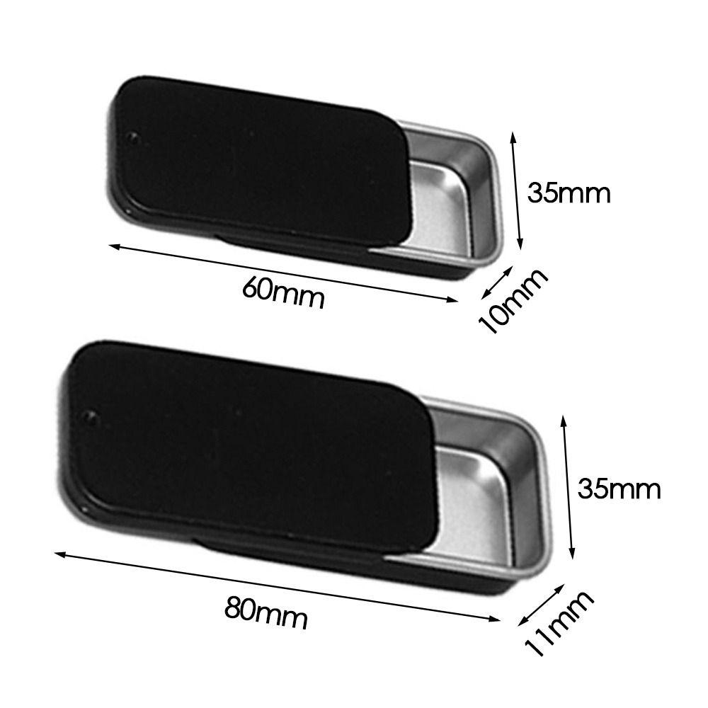 Металлическая коробка для крем-бальзама, алюминиевая жестяная банка, многоразовые бутылки, косметический контейнер, чайные банки