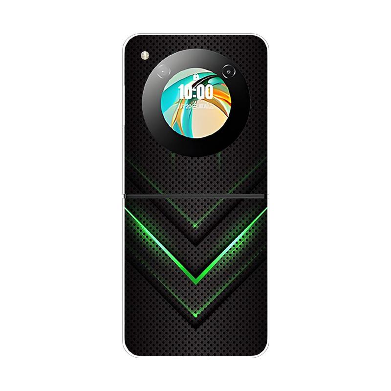 Чехол для телефона ZTE Nubia Flip Flip2, Защитный Жесткий PC Корпус, Стильный Рисунок Животных, Прозрачная Крышка для ZTE Libero Flip, Чехлы