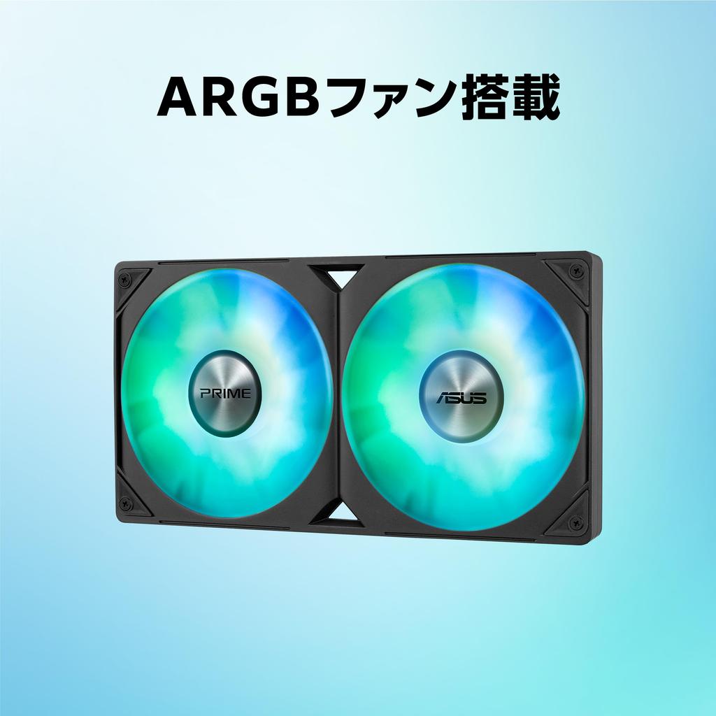 Asus Процессорный кулер 240 мм AIO Water Cooling ASUS PRIME LC 240 ARGB Отечественный авторизованный дистрибьютор Продукт All-in-One