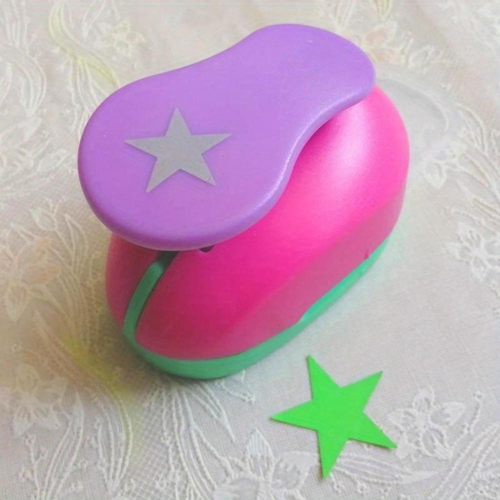 1 шт., случайный цвет ракушки, форма звезды, дырокол, резак для бумаги, скрапбукинг, школьный дырокол, инструмент для тиснения