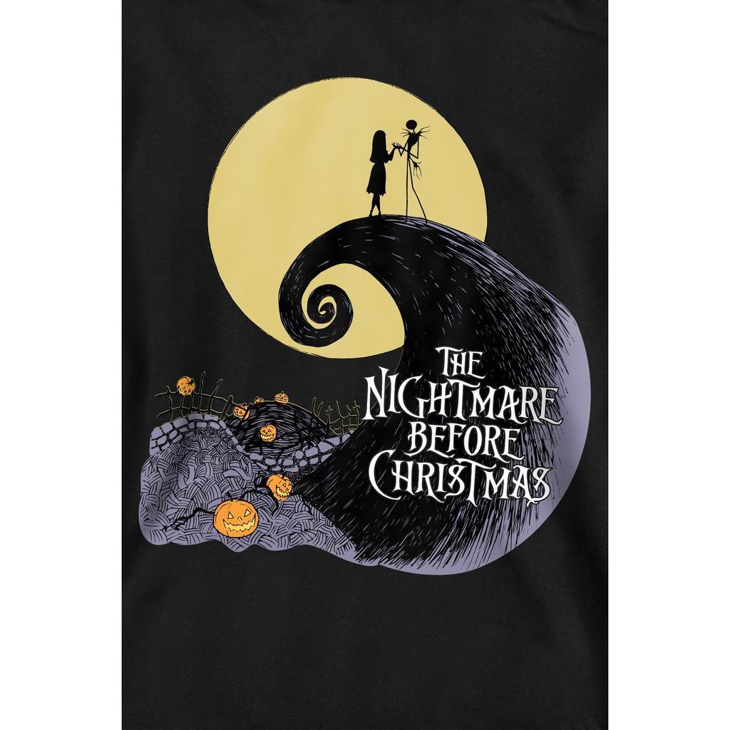 Кошмар перед Рождеством унисекс взрослый Лунный силуэт толстовка