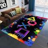 3D Мультяшный Геймерский Игровой Контроллер Ковер для Игровой Комнаты Декор Спальни Коврики Детская Игра Ползание Нескользящий Напольный Коврик Диванный Придверный Коврик