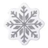 Christmas Snowflake Bathroom Rug Fuzzy Snowflake Absorbent Floor Mat Machine Washable Non Slip Bathtub Rug for Shower Entrance Kitchen Decor