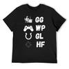 GG WP GL HF Game Длинный рукав для Y Crewneck Футболка Кампания Футболки Уникальный юмор Графика Главная Размер США