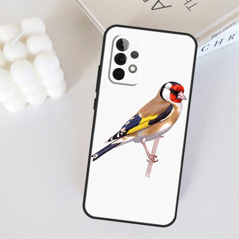 Европейский щегол Для Samsung Galaxy A55 A35 A15 A36 A56 A26 A16 A22 A32 A52 A54 A34 A53 A33 A13 A06 A05 Чехол