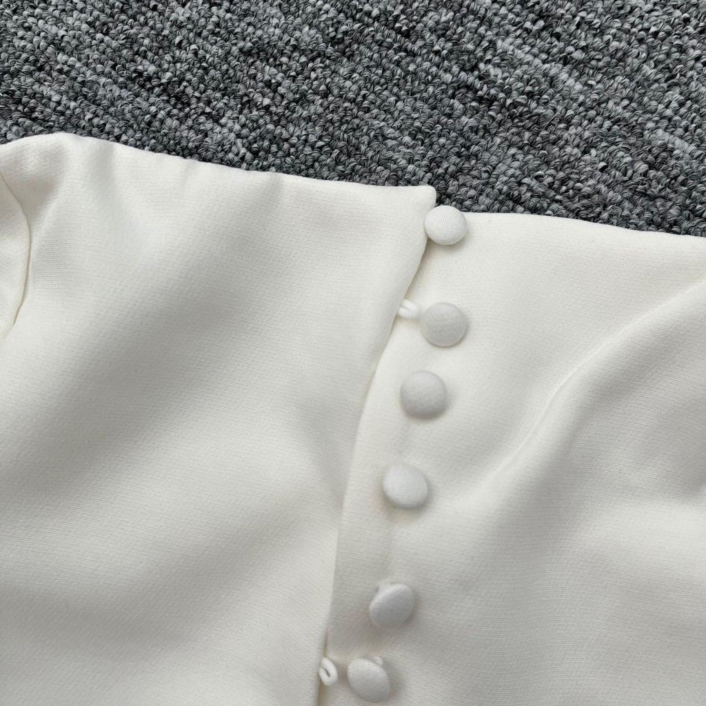 2024 Женский приталенный жилет без бретелей, подчеркивающий талию, с простыми пуговицами в ряд для осени/зимы