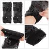 Women Halloween Punk Hole Long Gloves Gothic Black Fingerless Gloves Arm Warmer Beggar Cosplay