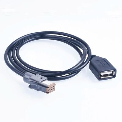 4-контактный AUX аудиовход, кабель для передачи данных, штекер к USB-адаптеру для Subaru PR43 MR52