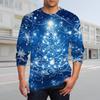 Men's T Shirt O-Neck Clothing Apparel Outdoor Long Sleeve Print Fashion Designer Vintage
