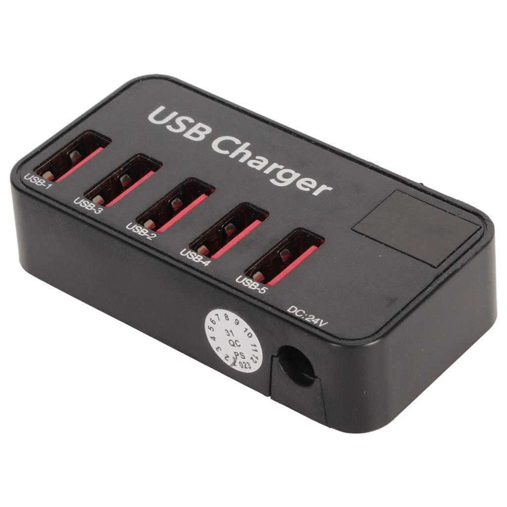 USB Зарядная станция 48 Вт 5 портов Настольное USB зарядное устройство с адаптером питания USB Хаб для зарядки телефона