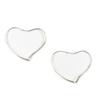 TIFFANY&Co. Open Heart Hoop Pierce Large For Both Ears Silver AG925 Women Used